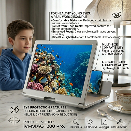 3D HD Mobile Screen Magnifier – Eye Protection Foldable Phone Amplifier